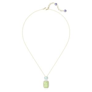 Swarovski Chroma necklaceOctagon cut, Multicolored, Gold-tone plated.